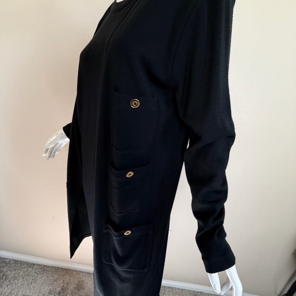 Vintage Liz Claiborne Black Long Sleeve Dress - Picture 6 of 9